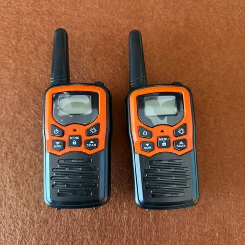 Set of 2 Walkie Talkie Radios Long Short Range Camping Hiking Kids Driving Car